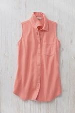 Summer Breeze Gauze Sleeveless Tunic
