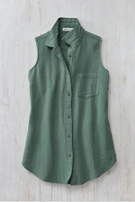 Summer Breeze Gauze Sleeveless Tunic