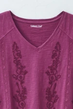 Trailing Vines Slub Tee