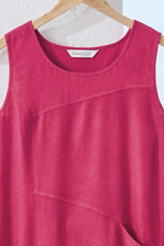 Seamed Sensation Linen Blend Dress