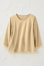 Summer Light Fringed Top