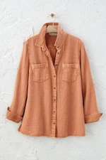 Vintage Wash Gauze Big Shirt