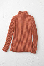 Textured Funnelneck Sweater