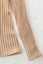 Textured Funnelneck Sweater