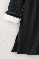 Ribbed Boyfriend Cardigan