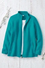 Plush Zip Cardigan