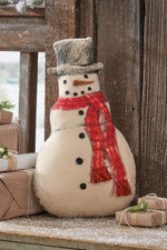 Joyful Snowman Pillow