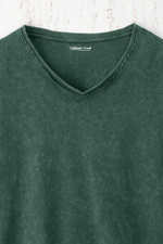 Vintage-Wash V-Neck Tunic