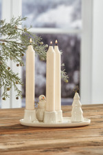 Winterscape Taper Holder