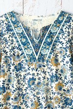Floral Borders Slub Tee