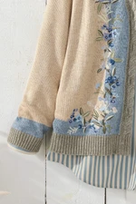 Floral Embroidered Cardigan