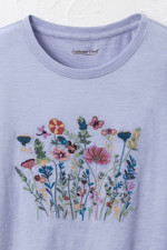 Spring's Meadow Embroidered Tee