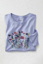 Spring's Meadow Embroidered Tee