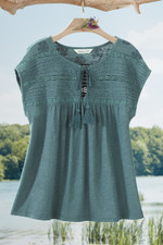Ayla Lace Trim Tee