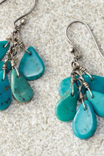 Cloudburst Earrings by Peyote Bird