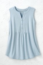 Lovely Layers Pintuck Tank