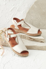 Patricia Leather Sandals by Walk With Me™