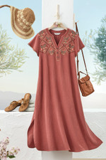 Canyon Dreams Embroidered Dress