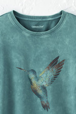 Vintage-Wash Hummingbird Tee