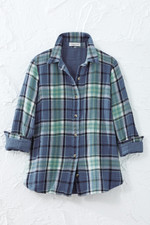 Plaid & Stripe Double Cloth Shirt