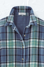 Plaid & Stripe Double Cloth Shirt