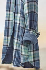 Plaid & Stripe Double Cloth Shirt