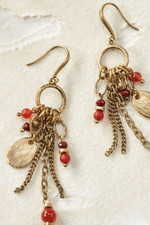 Harvest Glow Beaded Earrings