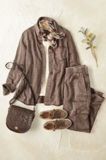 Colorwash Fleece Button-Front Shirt