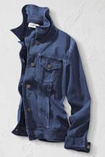 LightTouch Knit Denim Jacket