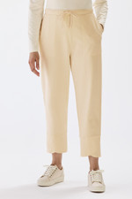 Tulip Hem Pull-On Cropped Sweatpants