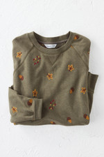 Harvest Path Embroidered Sweatshirt