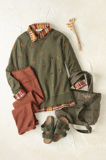 Harvest Path Embroidered Sweatshirt