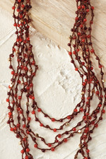 Harvest Glow Beaded Necklace
