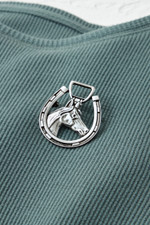 Trail Trotter Bag Charm and Pin
