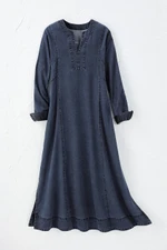 TENCEL™ Seamed Maxi Dress