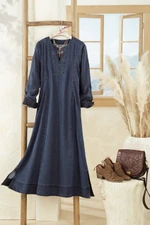 TENCEL™ Seamed Maxi Dress