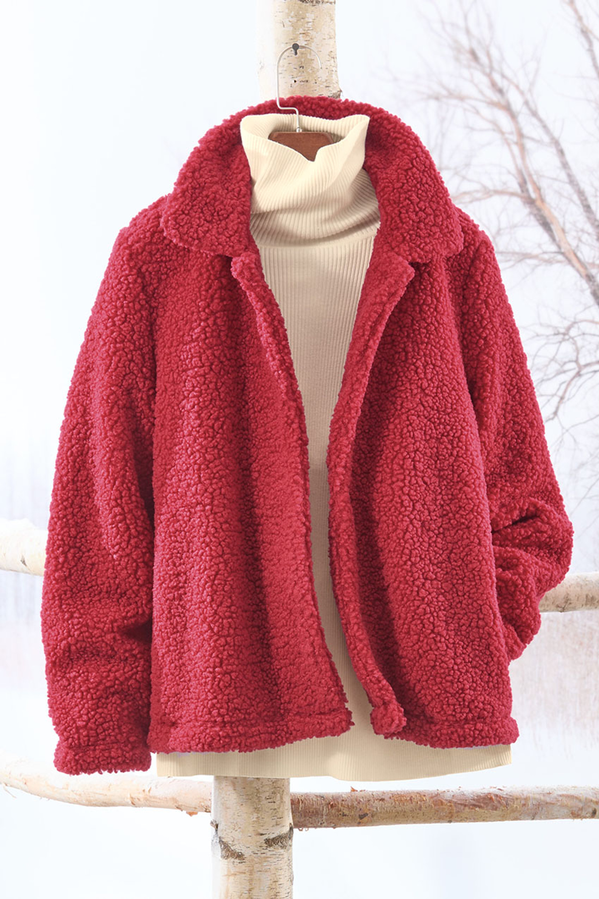 Boxy Bouclé Jacket Coldwater Creek