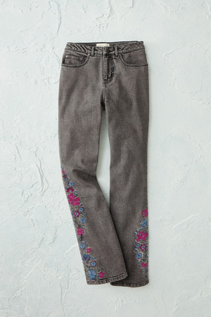 Among the Flowers Bootcut Jeans