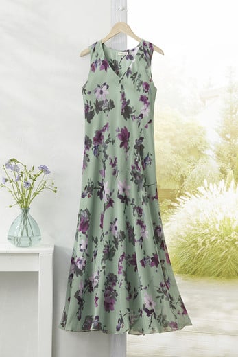 Meadow Charm Mesh Dress - Coldwater Creek