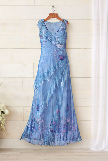 sachin and babi light blue dress Coldwater Creek Women's Cocktail Dresses On Sale Up To 90% Off Retail main image 0