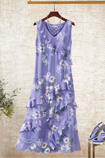 Garden Blossom Knit Maxi Dress - Coldwater Creek