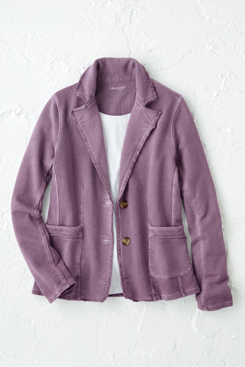 Floral Mix Print Knit Jacket - Coldwater Creek