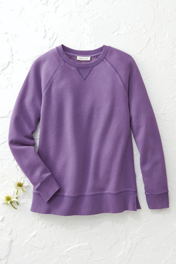 Touch of Autumn Quarter Zip Sweatshirt - Coldwater Creek