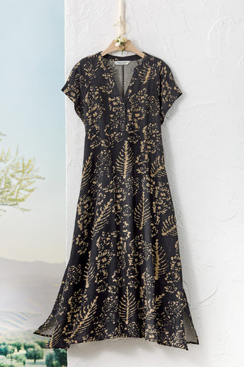 midi dress evening wedding guest Satin A Line Midi Dress With Turndown Collar