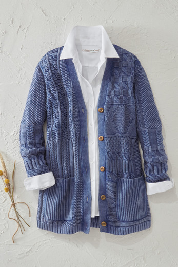 Indigo Harmony Cardigan - Coldwater Creek