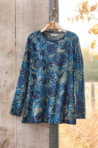 Autumn Shadow Ribbed Tunic - Coldwater Creek