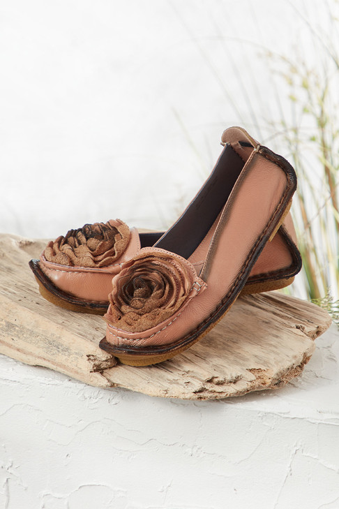 Dezi Leather Flats by Spring Step®
