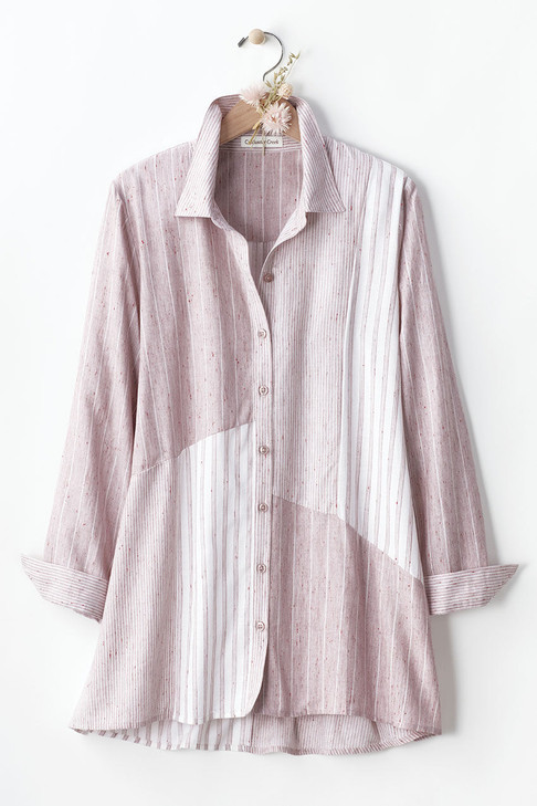 Striped Stories Linen Tunic