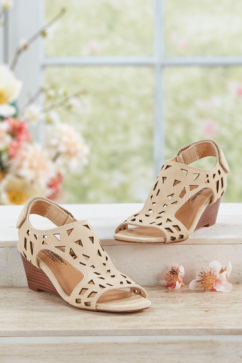 Gayle Suede Wedges by Walk With Me™