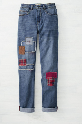 The Creek® Patch-Pocket Flare Jeans - Coldwater Creek